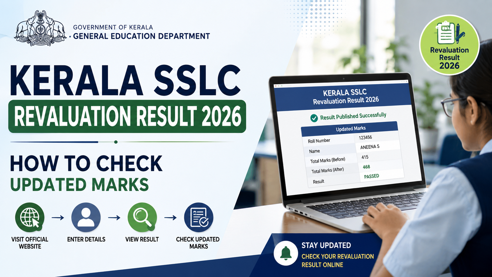 Kerala SSLC Revaluation Result 2026: How to Check Updated Marks